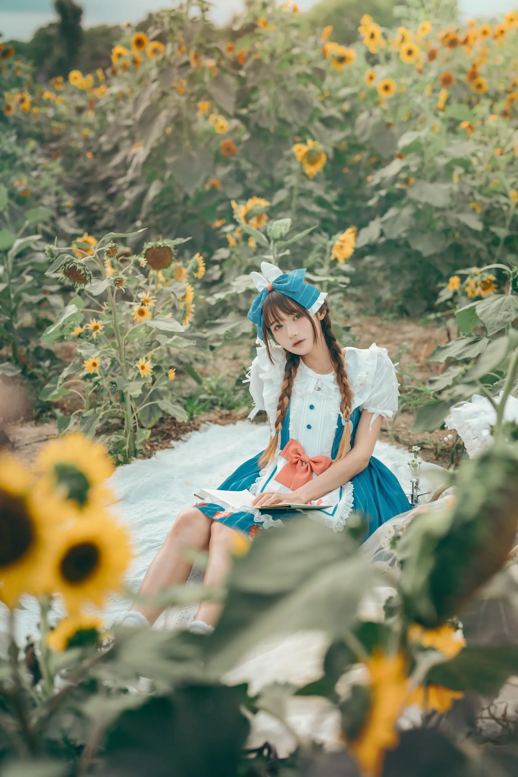 [YITUYU艺图语]2022.07.18 甜甜向日葵女孩 兔子Zzz不吃胡萝卜 [32P]插图7